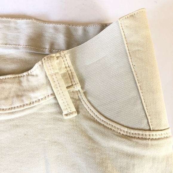 Isabel Maternity by Ingrid & Isabel Side Panel Midi Maternity Jean Shorts Sz 12 - Picture 2 of 12